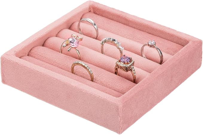 uxcell Stackable Jewelry Storage Tray, Jewelry Tray Drawer Organizer, Small by uxcell