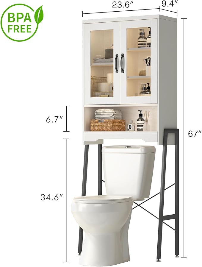 Over The Toilet Storage Cabinet - Image 2