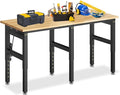72” Heavy Duty Workbench, 5000 LBS Capacity Adjustable Work Bench by Unknown
