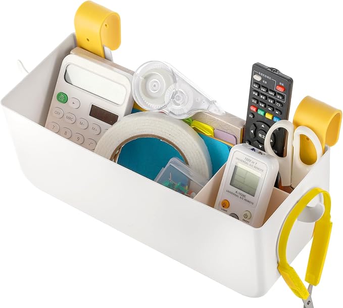 yarlung 2 Pack Bedside Organizer Hanging Caddy, Bunk Bed Shelf Plastic Storage - Image 3