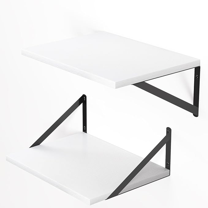 Heimlove White Deep Floating Shelves - Image 8