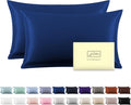 Silk Pillowcase for Hair and Skin, Breathable and Sliky 100% Queen Silk Pillow by Suatien