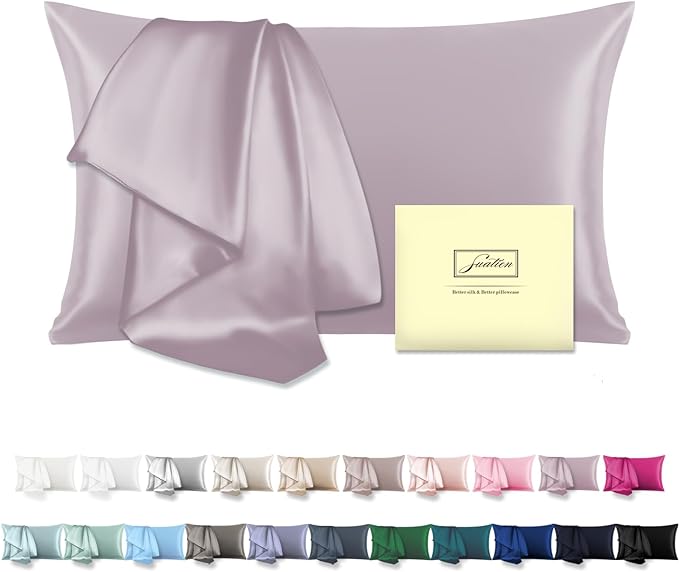 Mulberry Silk Pillow Cases for Hair and Skin King Size Silk Pillowcase by Suatien