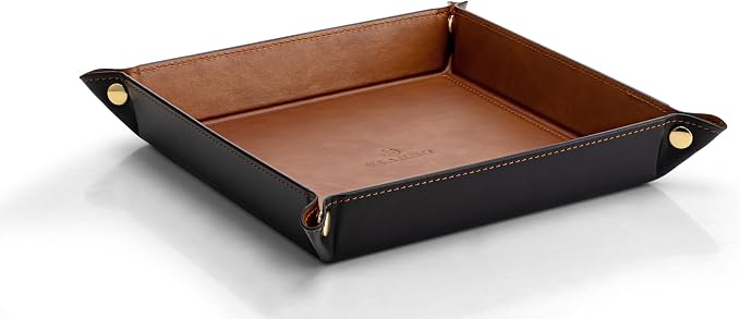Valet Tray for Men Women, Nightstand Organizer Vanity Catchall Holder for by VLANDO