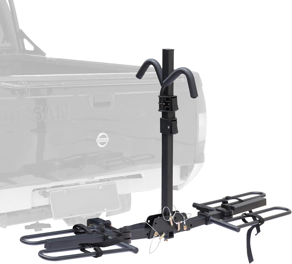 Young 2 Bike Rack Hitch Mount Foldable Platform Style, Bicycle Carrier