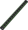 WORKPRO Magnetic Socket Organizer, 1/4-Inch Drive Aluminum Alloy Socket Rail by WORKPRO