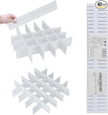 ALBAD Plastic Drawer Dividers Adjustable Drawer Organizer Dividers Separator by Albad