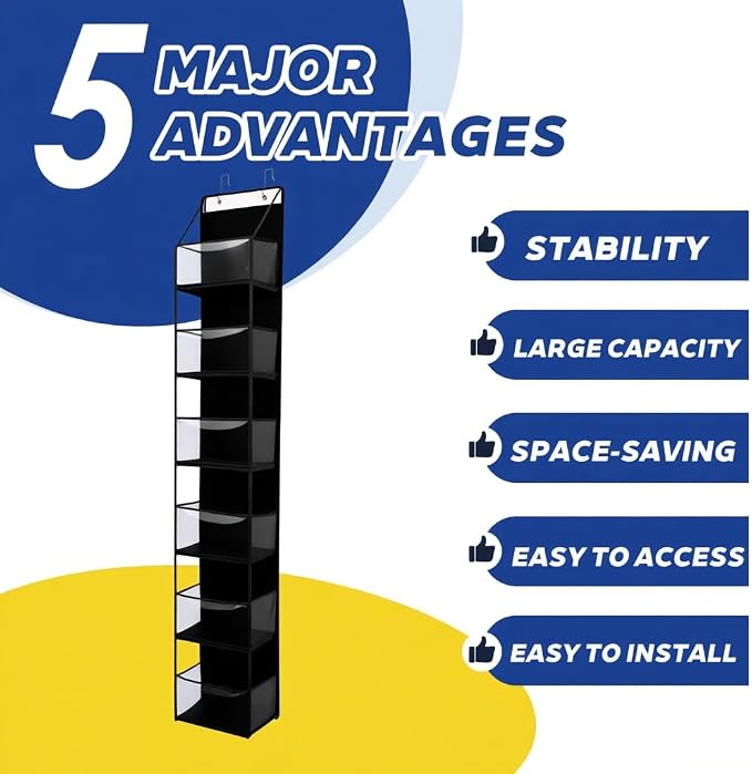 6-Tier Over The Door Hanging Organizer - Image 4