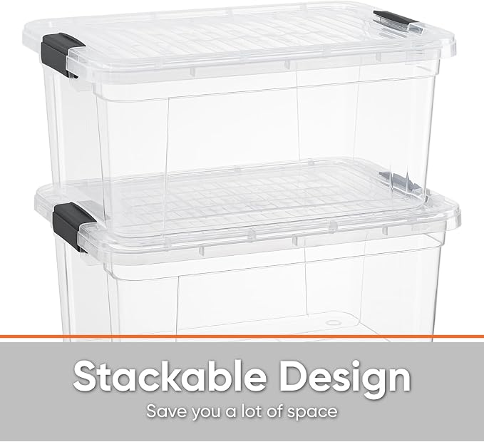 Superio Clear Storage Boxes - Image 3