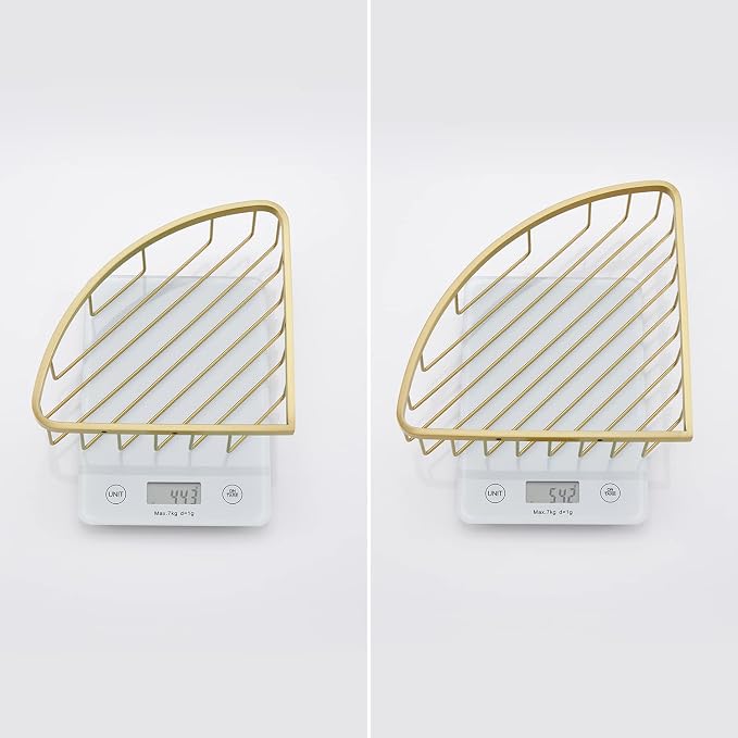 [2 Pack Bathroom Corner Shower Caddy Shelf Organizer, SUS304 Stainless Steel - Image 5