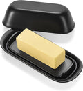 Butter Dish with Lid, Butter Keeper, Easy Scoop, Butter Container Holds by Hekeieon