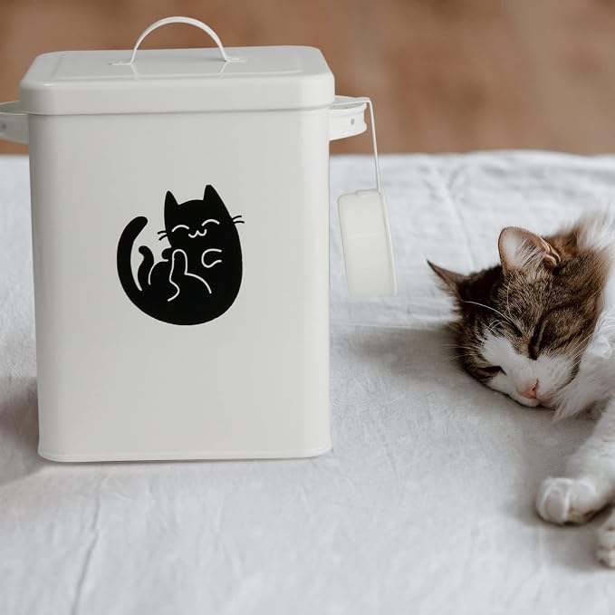 Dog and Cat Food Storage Container 6L, Cute Pet Food Storage Containers - Image 8