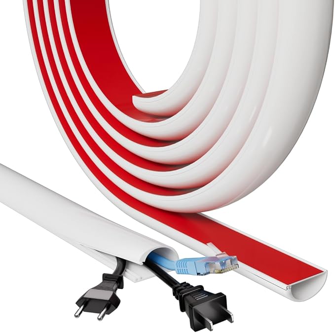 39" Side Buckle Cable Hider Cords, Extension Cord Covers by ESUFEIR