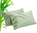 TELUS Green Pillow Cases King Size 2 Pack, Bamboo Rayon Cooling Pillowcases by TELUS