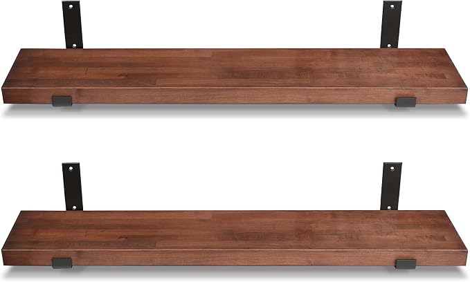 CONSDAN Floating Shelves for Wall Mounted Book Shelf Hanging Shelves Floating - Image 7