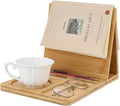 PH PandaHall Wooden Book Stand for Reading Rest Triangle Book Holder by PHPandaHall