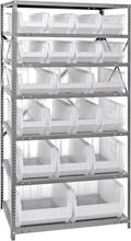 Quantum Storage Systems 2475-950952CL Solid Heavy Duty 8 Shelves 24 Hulk Clear by QuantumStorageSystems