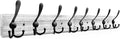 IBosins Wall Mounted Coat Rack, 31.4'' Long, Rustic Wood & Aluminum Coat Rack by IBosins