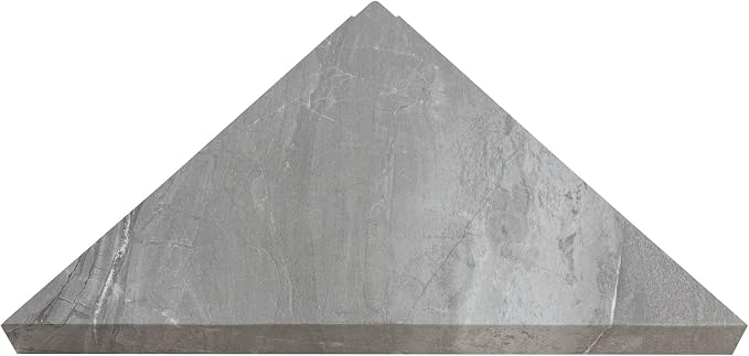 Palisade Vinyl Waterproof Corner Shower Shelf in Smoky Sky/Urban Slope - Image 4