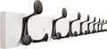 SKOLOO 43-Inch White Wood Coat Rack Wall Mount by SKOLOO