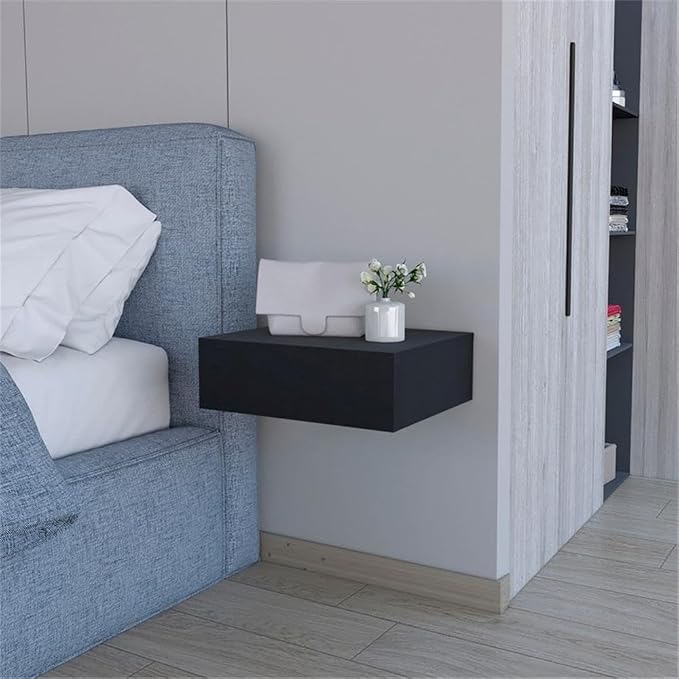 Vienna 1-Drawer Manufactured Wood Floating Nightstand - Image 2