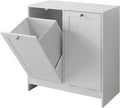 Double Tilt Out Laundry Hamper Cabinet by YMW