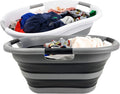 SAMMART 40L Collapsible Plastic Laundry Basket by SAMMART