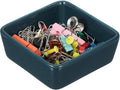 PATIKIL Square Paper Clip Holders, Ceramic Bowl Dish Clip Dispenser Organizer by PATIKIL