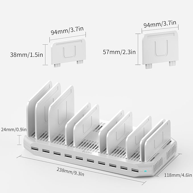 60W 10 Ports USB Charging Station - Image 8