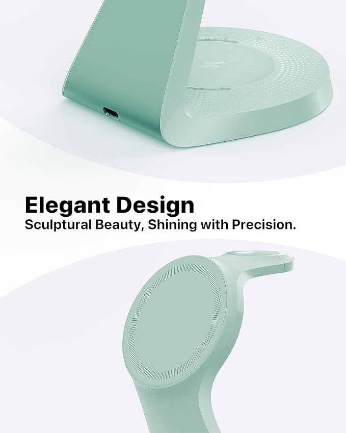3 in 1 Charging Station for Apple Devices, Mag-Safe Charger Stand Fast Charging - Image 4