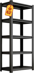 Dyoung 5 Tier Adjustable Garage Shelving Units 63" H Storage Utility Shelves by Dyoung