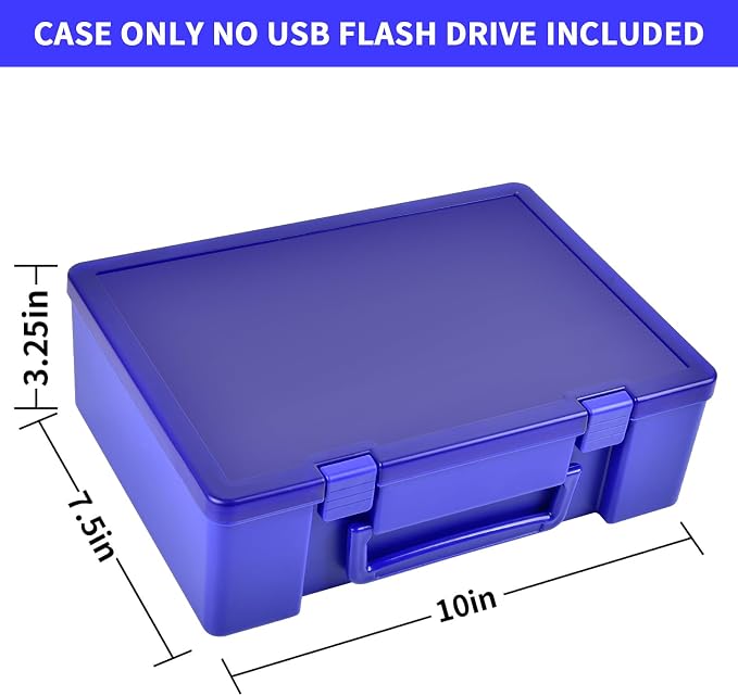 Flash Drive Case USB Memory Stick SD Card Storage Organizer- Holds 134pcs Thumb - Image 5