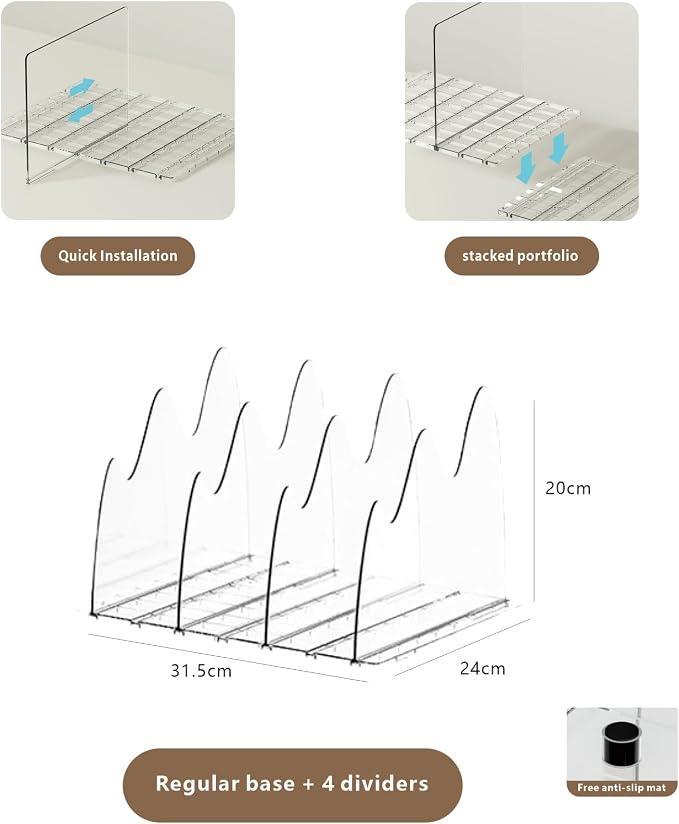 Adjustable Acrylic Purse Organizer - Image 7