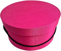 Sarah's Hat Boxes Classic Cerise Hat Box – 8.75" x 4.5" Handmade in USA – by SarahsHatBoxes