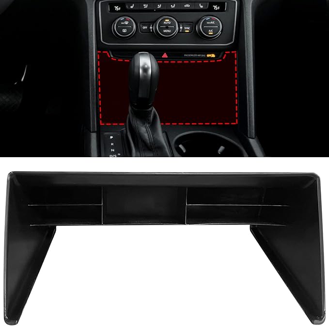 Center Console Organizer fit for VW Atlas and Cross Sport 2018 2019 2020 2021 by EVTIME