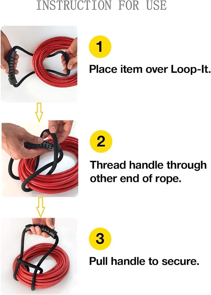 Extension Cord Storage Straps, 2 Pack 20 inch Portable - Image 5
