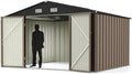 Greesum 10x8FT Outdoor Storage Shed, Utility Tool Shed by BuynowfromGreesum