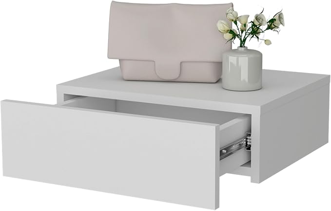 Floating Nightstand Milano, Compact Wall Mounted Bedside Table - Image 7