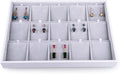 Oirlv Velvet Jewelry Organizer Trays Stackable Showcase Jewelry Display Storage by Oirlv