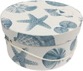 Sarah's Hat Boxes Classic Shells Hat Box – 16.75" x 8.5" Handmade in USA – by SarahsHatBoxes