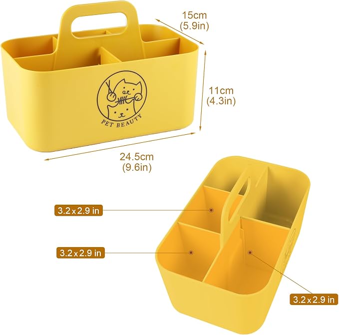 Dog Storage Organizer for Grooming Supplies, Portable Caddy Organizer for Pet - Image 5