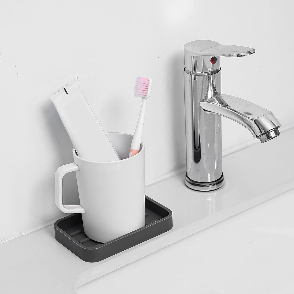 MicoYang Silicone Kitchen Sink Organizer Tray for Multiple Usage,Easy