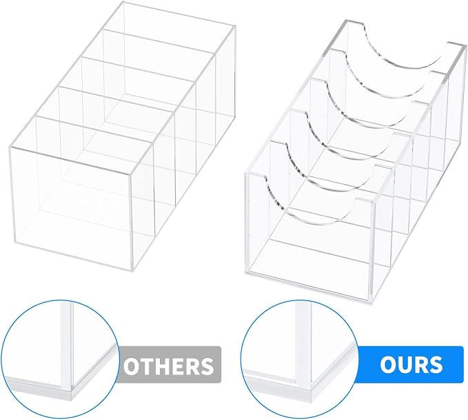 NIUBEE Belt Organizer, Acrylic Belt Storage Holder - Image 5