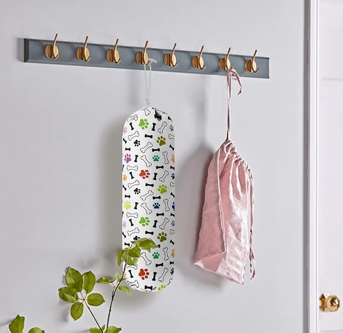 Dog Pattern Grocery Bags Holder & Organizer - Image 5