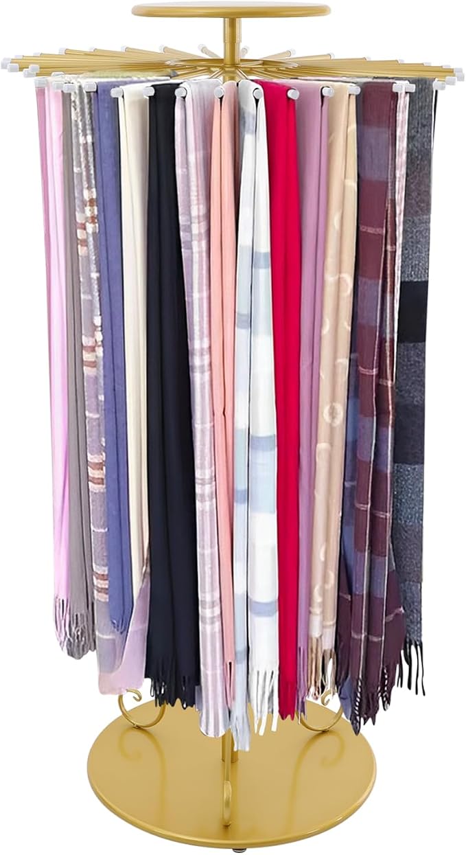 Rotating Scarf Display Rack by TFCFL