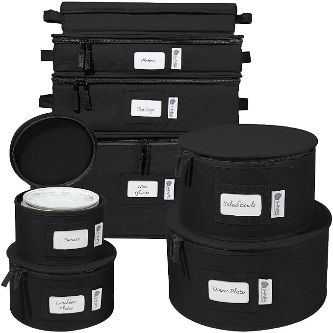 Hard Shell China Storage Containers 8-Piece Set Moving Boxes by HOLDN%E2%80%99STORAGE