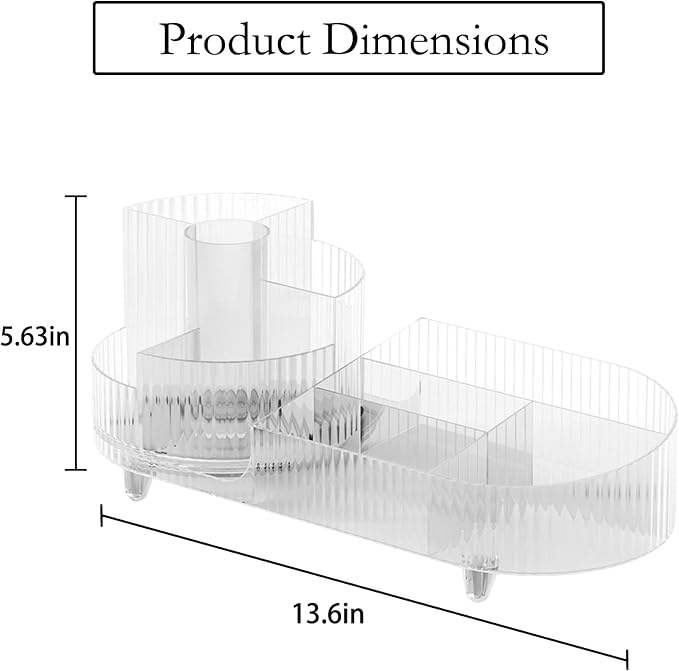 Rotating Makeup Organizer for Vanity - Image 3