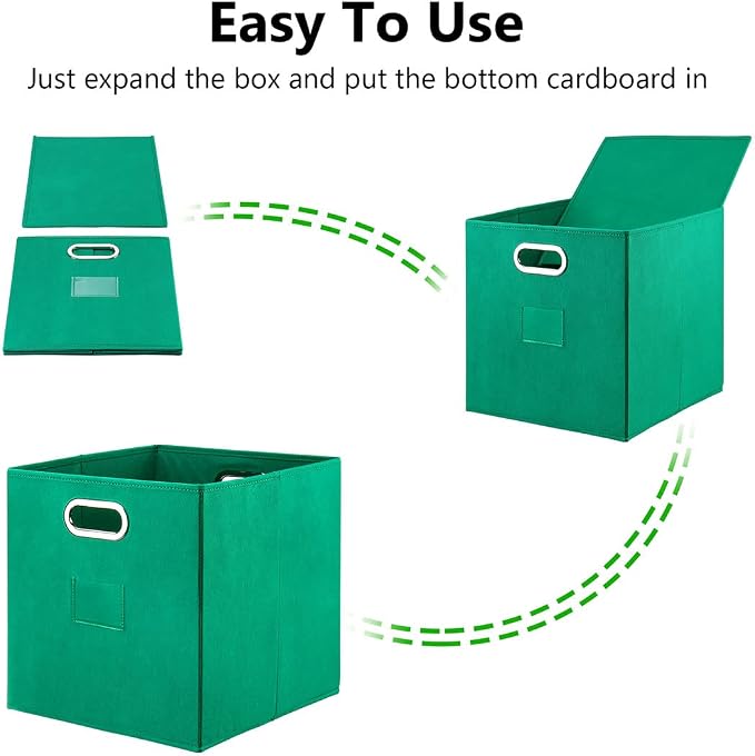 Robuy Cube Storage Bins, 13 inch Storage Bin - Image 5
