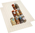 Gosmol Spice Drawer Organizer insert, Adjustable & Non-Slip Silicone Spice by Gosmol