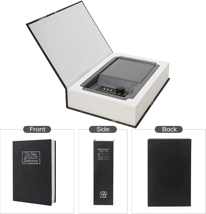 Real Paper Transfer Book Safe, Hollow - Image 2